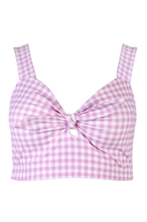 GINGHAM PIN UP BRA 